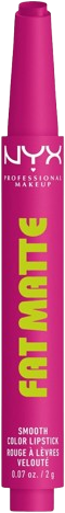 NYX Professional Makeup Fat Matte Smooth Click Lipstick Fluffy Fuchsia 8 ml