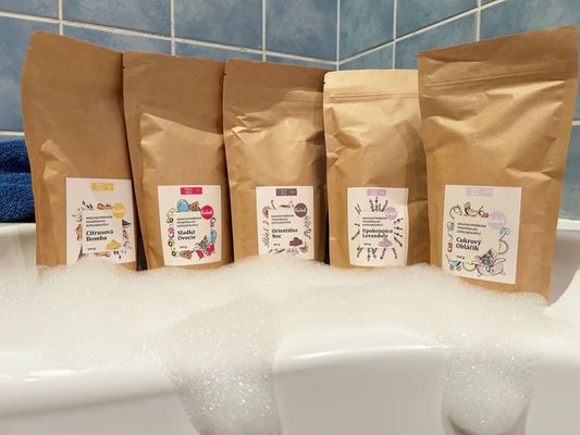 Kvitok Magická pěna do koupele Azurové pobřeží 60 g