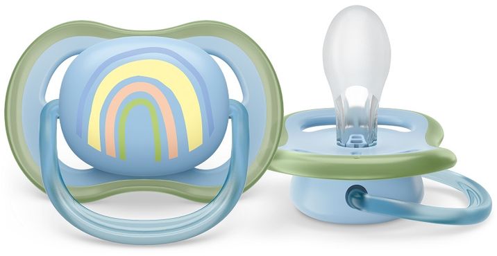 Philips Avent Philips AVENT Šidítko Ultra air Obrázek 0-6m duha