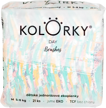 Kolorky DAY Štětce vel. M (5-8 kg) 21 ks
