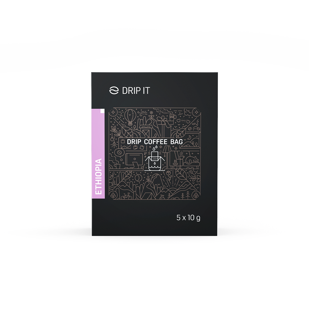 Drip it Káva ve filtru Ethiopia Legesse Borsamo 5 x 10 g
