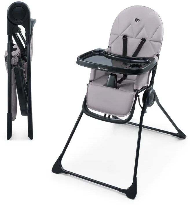 Kinderkraft Židlička jídelní Binci Grey