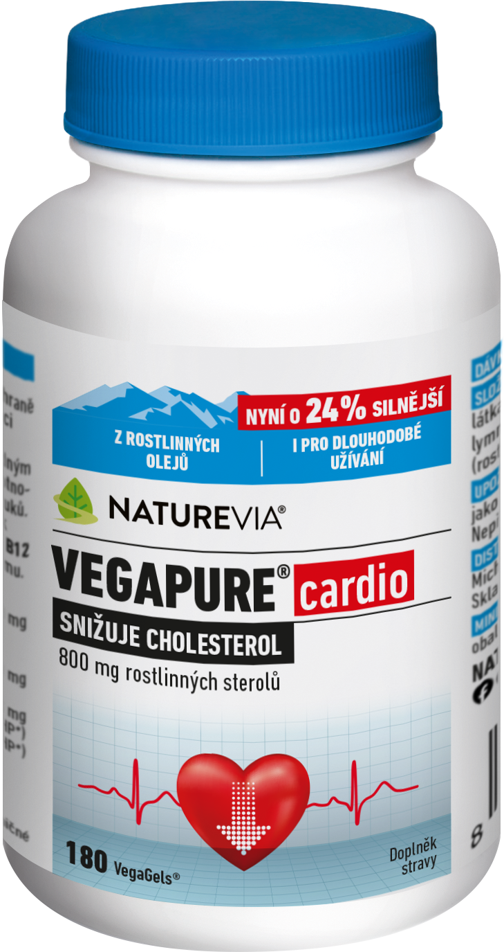 NatureVia Vegapure® cardio 800 mg 180 měkkých tobolek