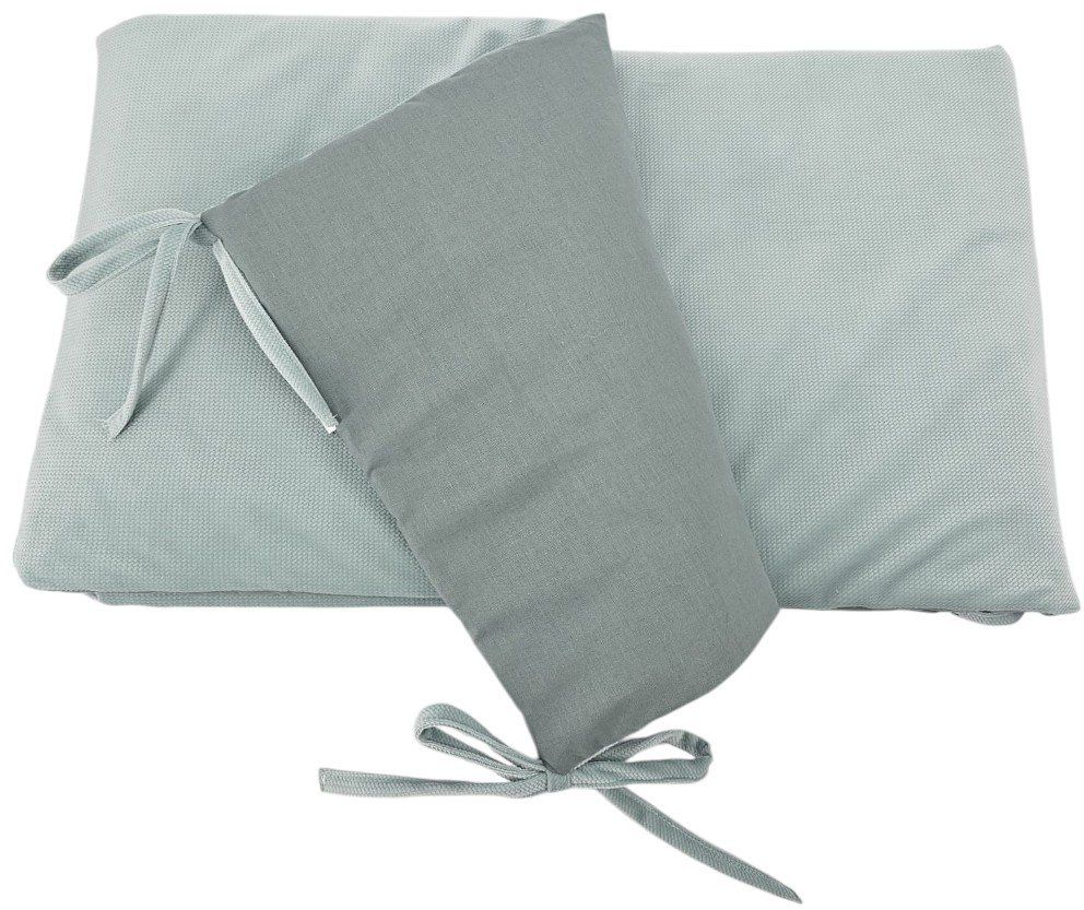 Eko Mantinel do postýlky bavlněný Velvet Olive Green 180 cm