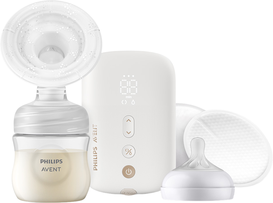 Philips Avent Odsávačka mateřského mléka Natural elektronická Premium dobíjecí SCF396
