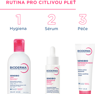 Bioderma Sensibio Mléko pro citlivou pleť 250 ml