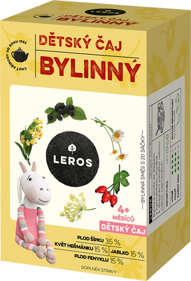 Leros Dětský čaj bylinný 20x1,8g 20 ks