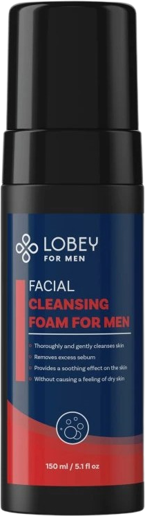 Lobey Čisticí pěna na obličej pro muže 150 ml
