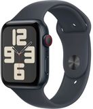 Apple Watch SE (2024) Cellular 44mm Temně inkoustový hliník s inkoustovým sportovním řemínkem M/L