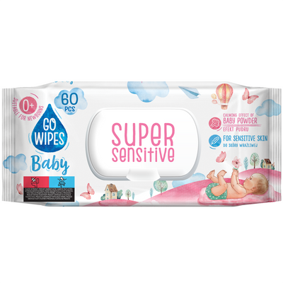 GoWipes Dětské vlhčené ubrousky Super sensitive