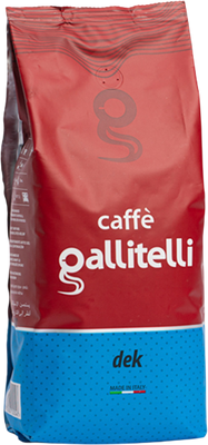 Caffè Gallitelli Zrnková káva DEK 1 x 1 kg