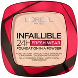 L'Oréal Paris Infaillible Fresh Wear 24H Foundation in a Powder 180 Rose Sand make-up v pudru, 9 g