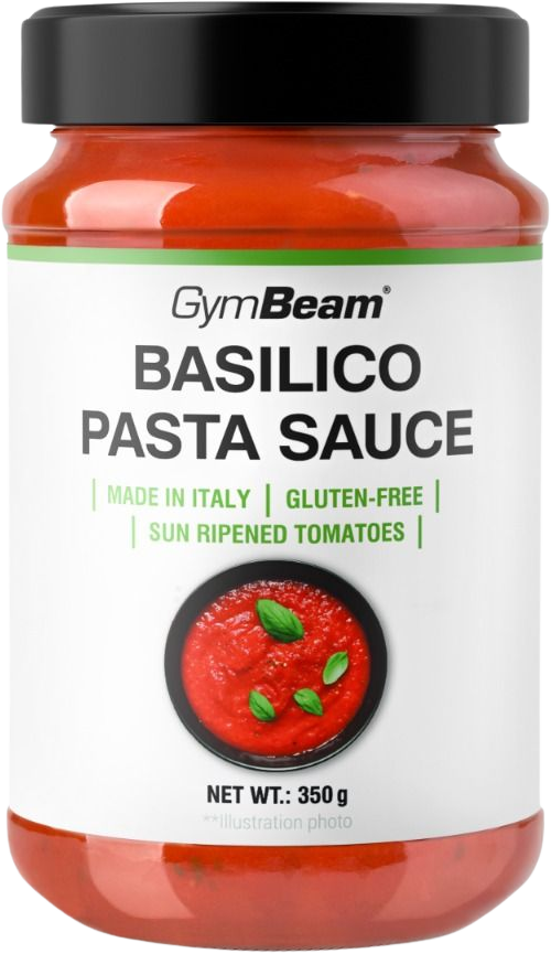 GymBeam Rajčatová omáčka s bazalkou Basilico 350 g