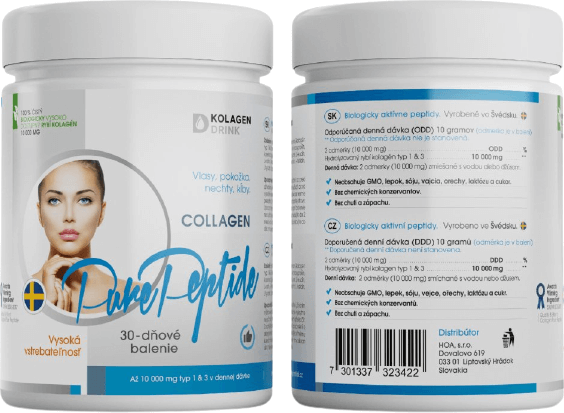 KolagenDrink Collagen 10000 Pure Peptide® hidrolizált hal kollagén 300 g