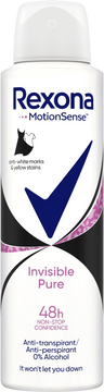 Rexona Invisible Pure Antiperspirant sprej 150 ml