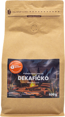 Zrnková káva Káva na cesty Dekafíčko 500 g