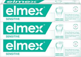 Elmex Sensitive Zubní pasta pro citlivé zuby 3 x 75 ml