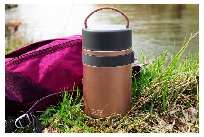 Lurch Nerezová termo nádoba rosegold 800 ml