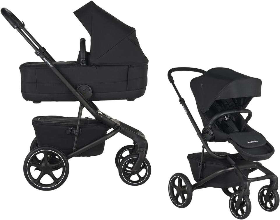 Easywalker Kočárek kombinovaný Jimmey 2v1 Pepper Black LITE RWS