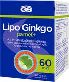 GS Lipo Ginkgo paměť+ 60 mg, 90 tablet