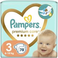 Pampers Premium Care plenky vel. 3, 6-10 kg, 78 ks