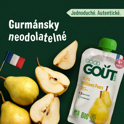 Good Goût BIO Hruška Williams 120 g