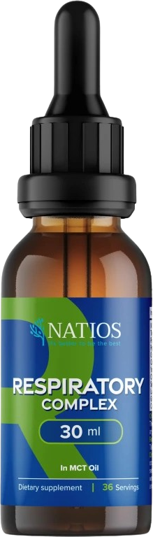 Natios Respiratory Complex, Bylinné kapky v MCT oleji 30 ml