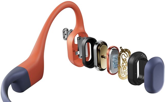 SHOKZ OpenSwim Pro - červená