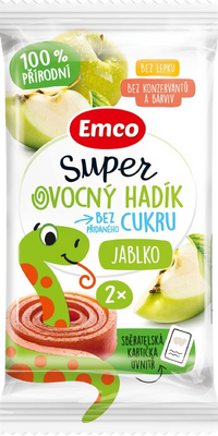Emco Super ovocný hadík jablko 20 g