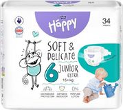 Bella Baby Happy Soft&Delicate Junior Extra 34 ks