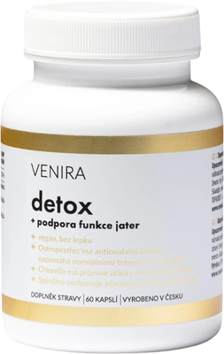 Venira Detox + podpora funkce jater 60 kapslí