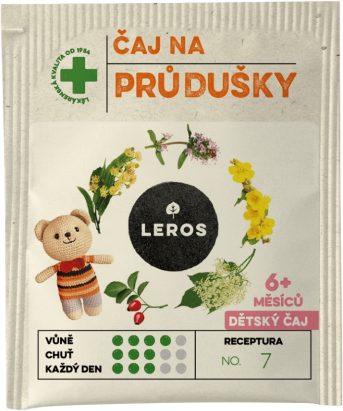 Leros Dětský čaj na průdušky 20 x 1.5 g