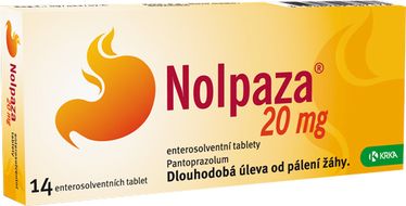 Nolpaza 20 mg perorální tablety 14 ks