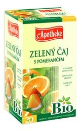 Apotheke BIO Zelený čaj s pomerančem 20x1.5g