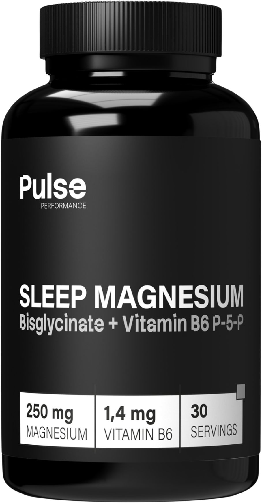 Pulse Performance Sleep Magnesium Bisglycinate + B6 60 kapslí