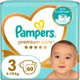 Pampers Premium Care plenky vel. 3, 6-10 kg, 60 ks