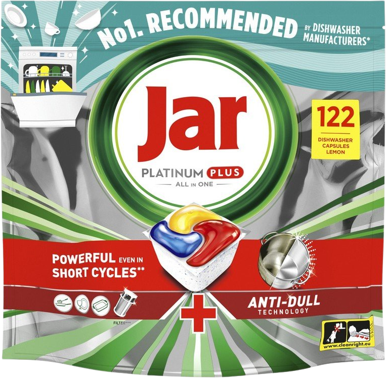 Jar Platinum Plus All In One kapsle Lemon 122 kapslí