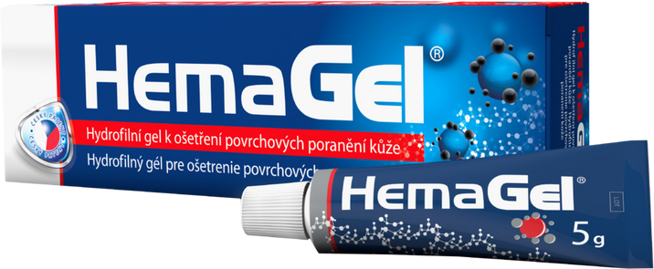 HemaGel Hydrofilní gel na rány 5 g