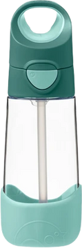 B.box Lahev na pití s brčkem - emerald forest 450ml
