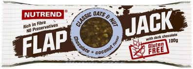 Nutrend Flap Jack Gluten Free Čokoláda, kokos 100 g