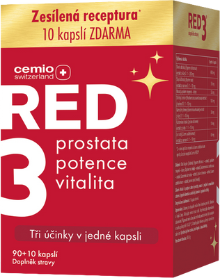 Cemio Red3 100 kapslí