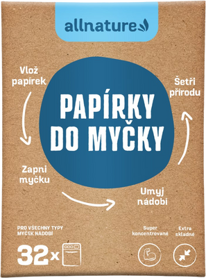 Allnature Papírky do myčky 16 ks