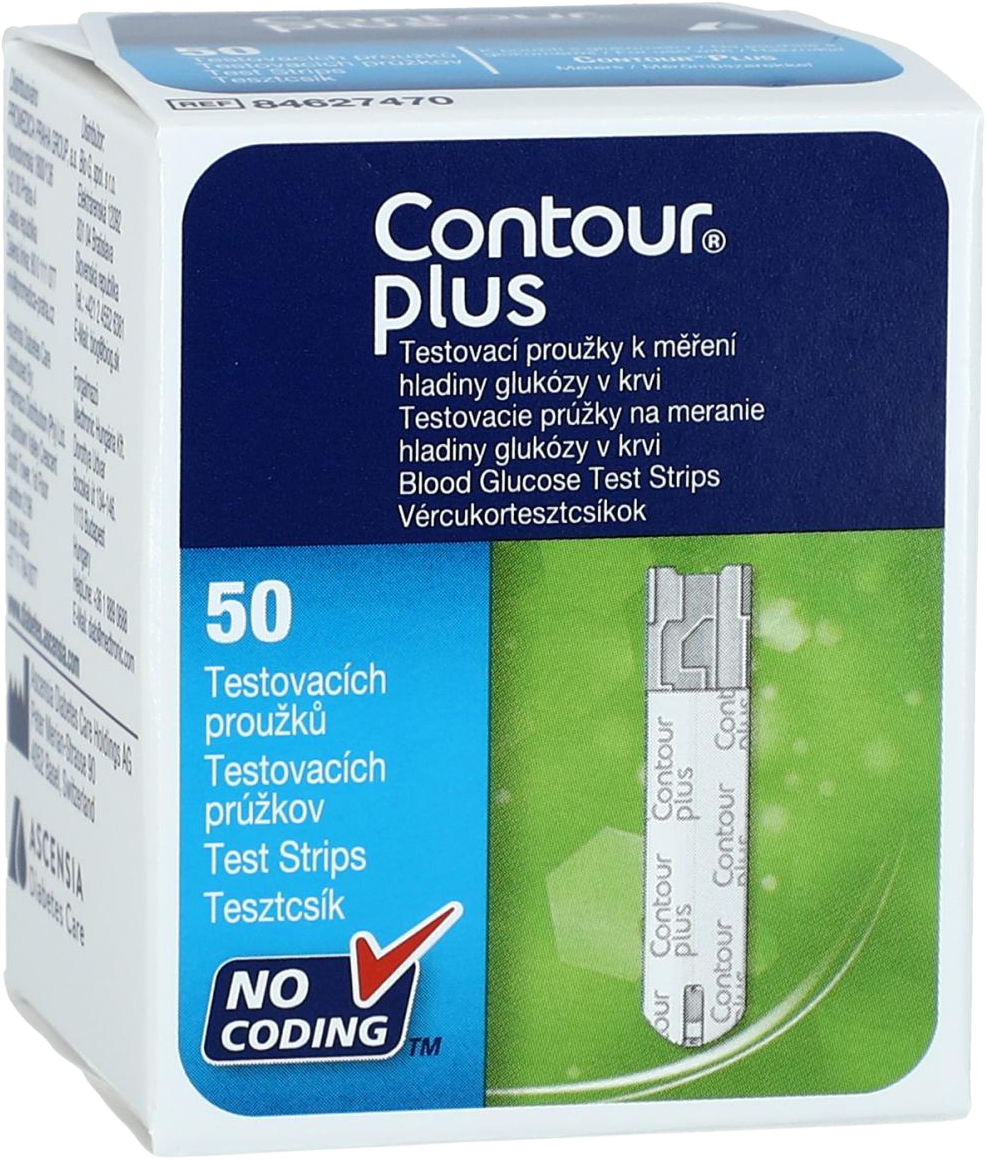 Contour Plus Diagnostické proužky 50 ks