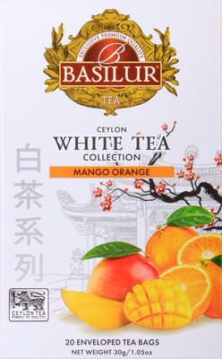 Basilur White Tea Mango Orange 20 x 1.5 g