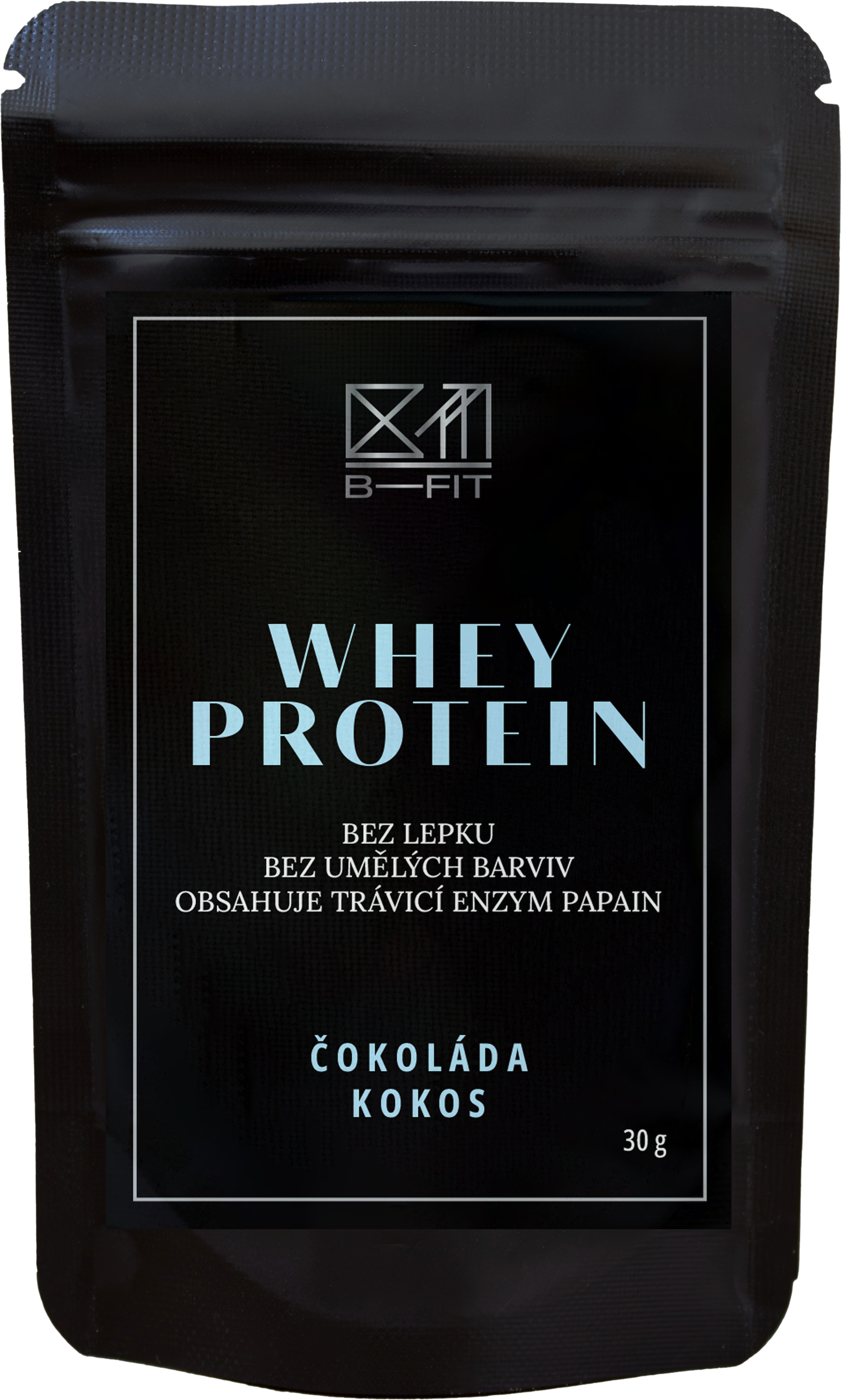 B-Fit Club Whey Protein Čokoláda-kokos 30 g