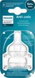 Philips Avent Anti-colic Dudlík na láhev č.4, rychlý průtok 6m+, 2 ks