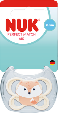 Nuk Dudlík Perfect Match Air Fox 0-6m