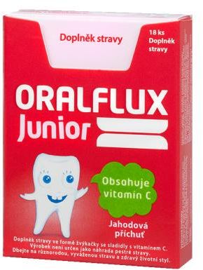 Oralflux Junior žvýkačky 18ks