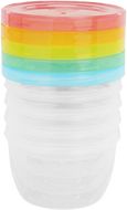 Badabulle Misky s víčky MAXI FUN COLORS 250 ml 5 ks