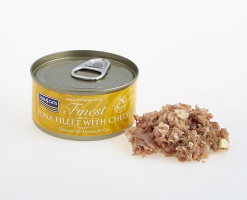 Fish4Cats Konzerva pro kočky Finest tuňák se sýrem 70 g